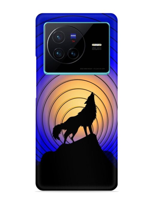 Fox Roaring Design Snap Case for Vivo X80