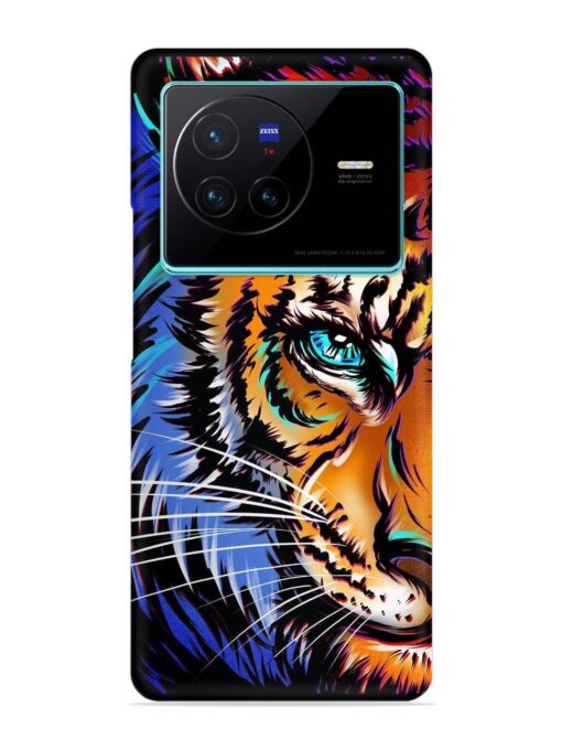 Colorful Lion Art Snap Case for Vivo X80 Zapvi