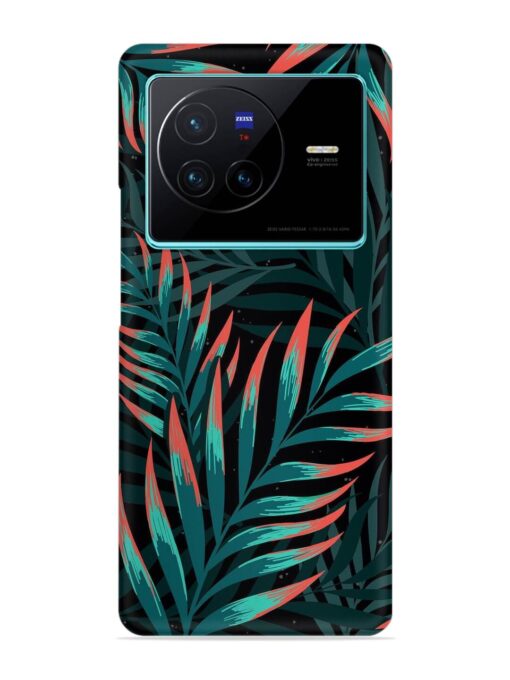 Green Leaf Art Snap Case for Vivo X80