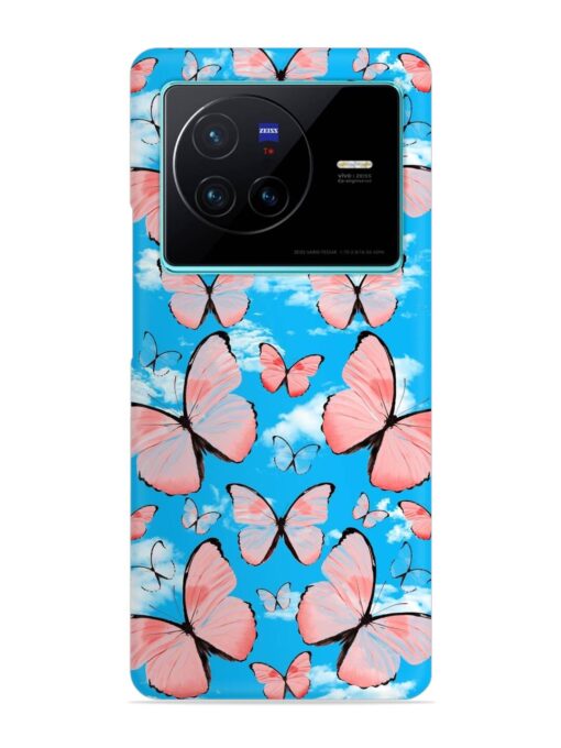 Seamless Pattern Tropical Snap Case for Vivo X80 Zapvi