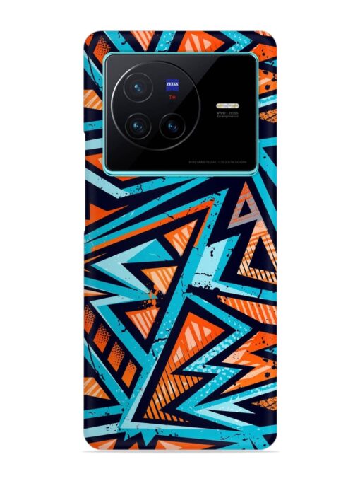 Abstract Seamless Grunge Snap Case for Vivo X80 Zapvi