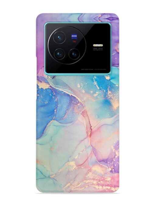 Alcohol Ink Colors Snap Case for Vivo X80