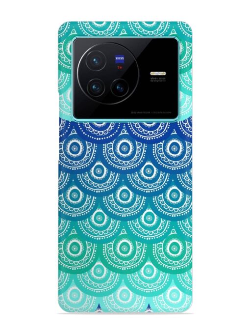 Ethnic Seamless Pattern Snap Case for Vivo X80 Zapvi