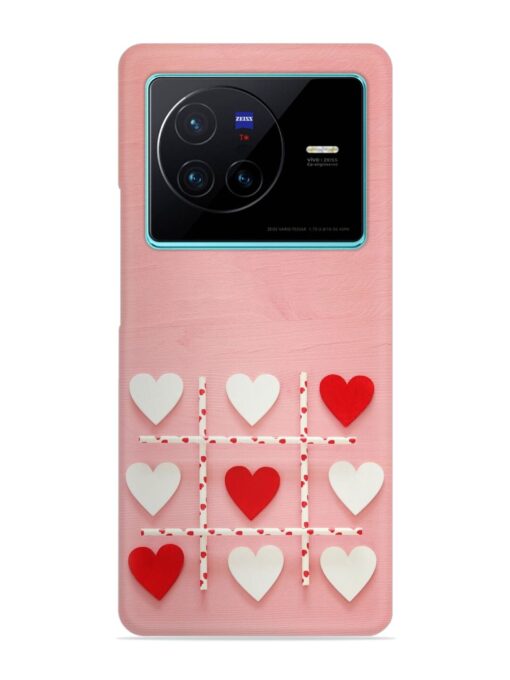 Valentines Day Concept Snap Case for Vivo X80 Zapvi