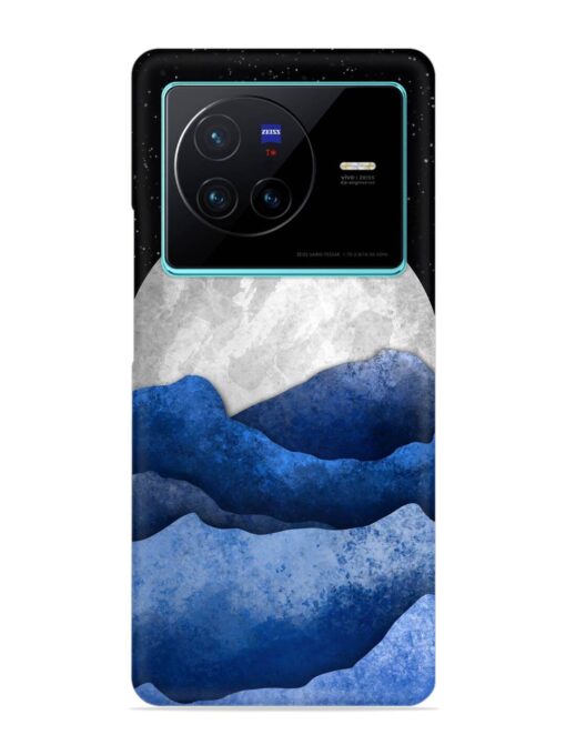 Full Moon Mountain Vector Snap Case for Vivo X80