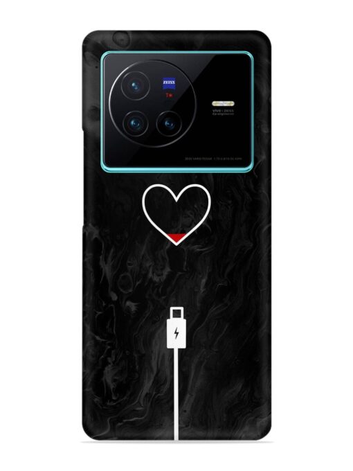 Heart Charging Vector Snap Case for Vivo X80 Zapvi