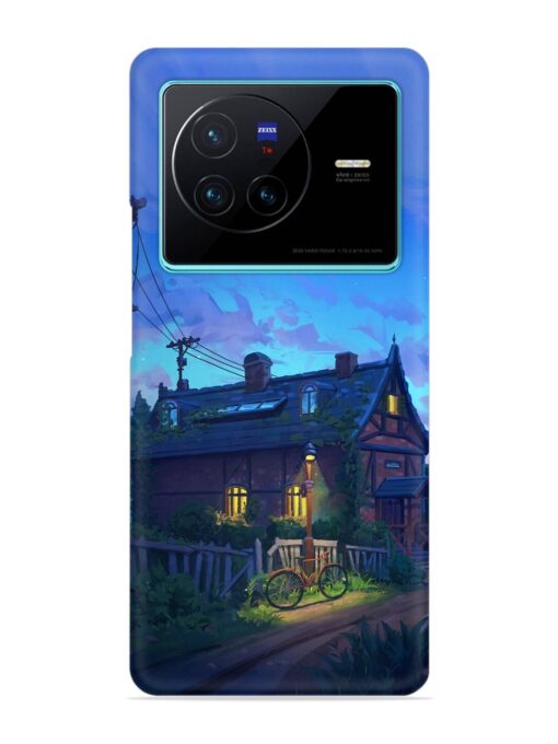 Beautiful Village House Snap Case for Vivo X80 Zapvi