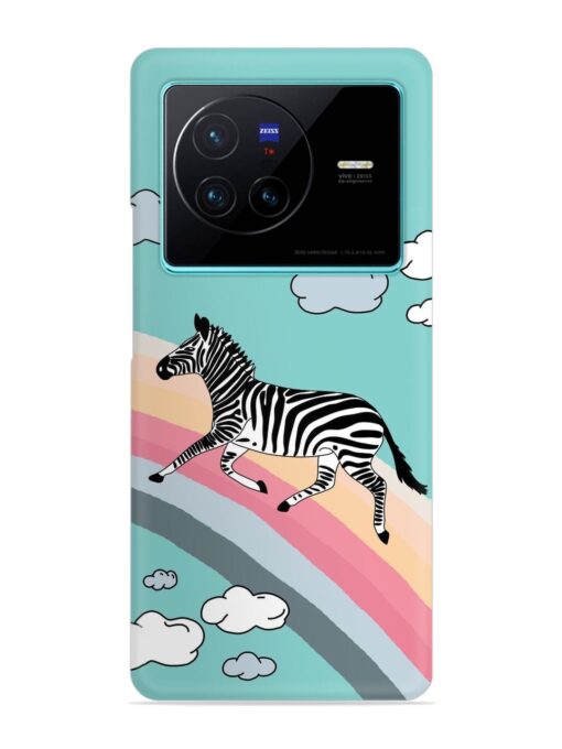 Running Zebra Snap Case for Vivo X80 Zapvi