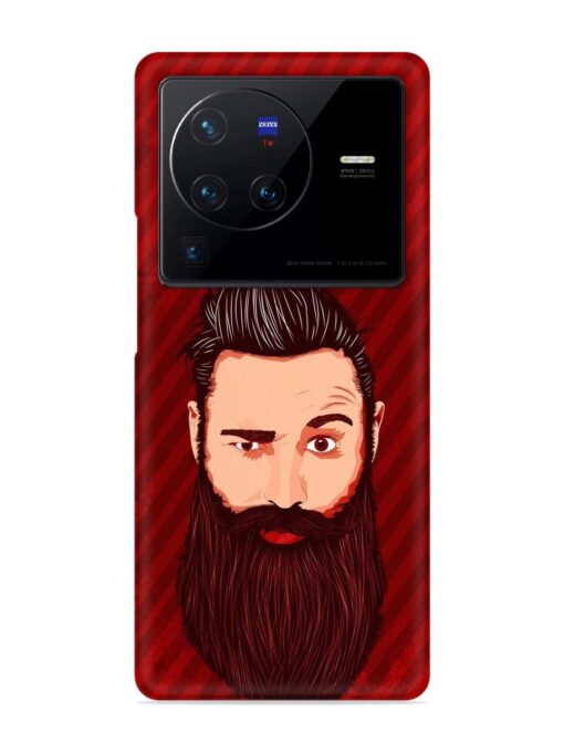 Beardo Man Snap Case for Vivo X80 Pro Zapvi