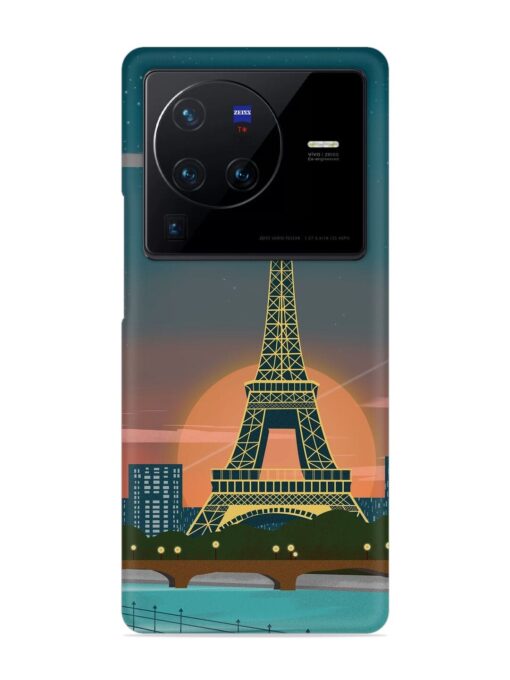 Scenery Architecture France Paris Snap Case for Vivo X80 Pro