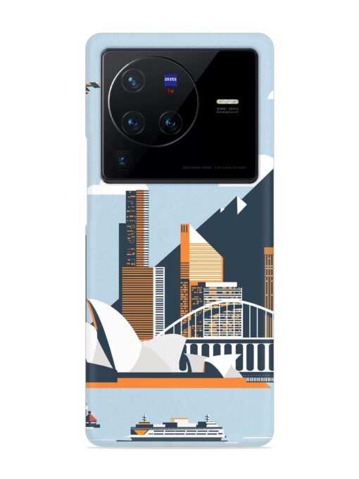 Sydney Opera Landscape Snap Case for Vivo X80 Pro Zapvi