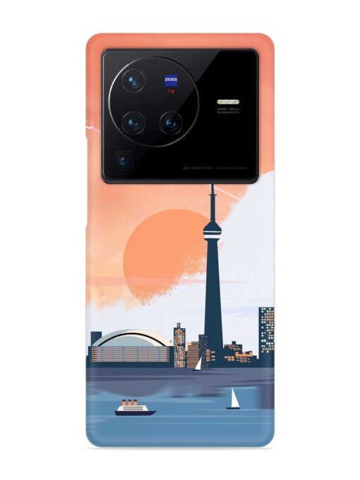 Toronto Canada Snap Case for Vivo X80 Pro Zapvi