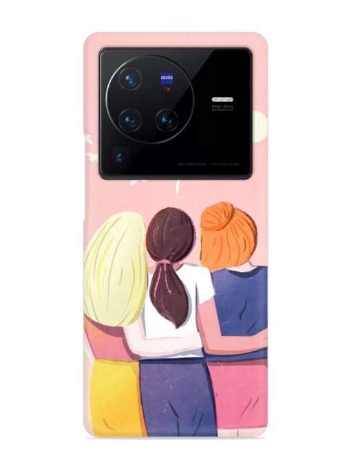 Friendship Day Snap Case for Vivo X80 Pro Zapvi