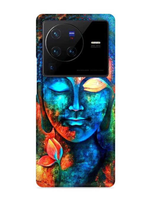 Buddha Painting Snap Case for Vivo X80 Pro Zapvi