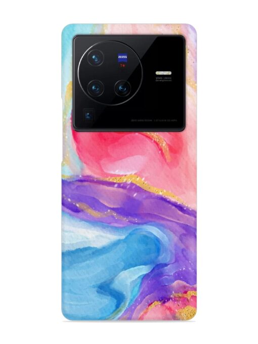 Watercolor Gradient Snap Case for Vivo X80 Pro Zapvi