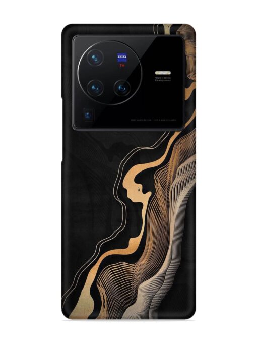 Abstract Art Snap Case for Vivo X80 Pro Zapvi