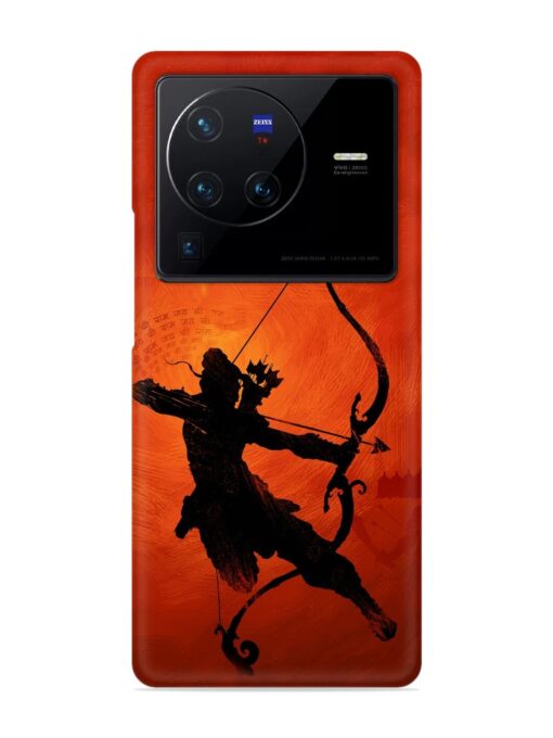 Illustration Lord Rama Snap Case for Vivo X80 Pro Zapvi