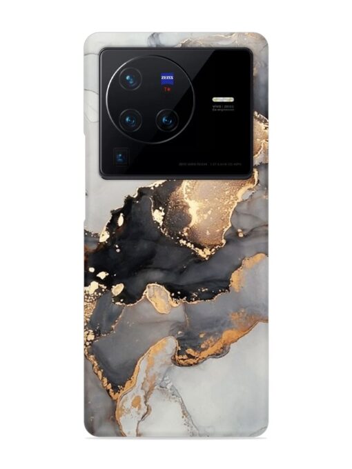 Luxury Abstract Fluid Snap Case for Vivo X80 Pro Zapvi