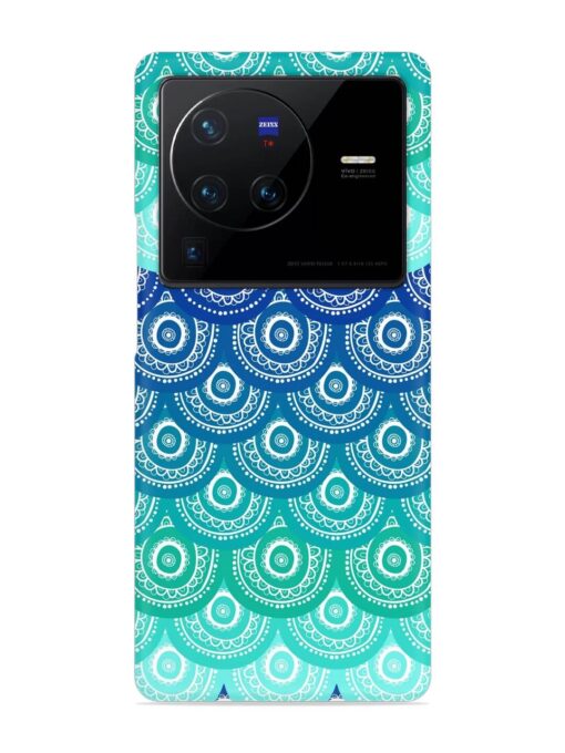 Ethnic Seamless Pattern Snap Case for Vivo X80 Pro Zapvi