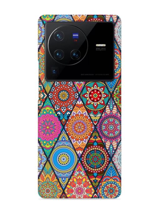 Seamless Tile Pattern Snap Case for Vivo X80 Pro Zapvi