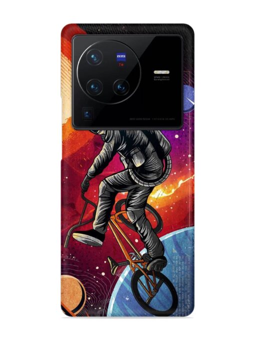 Super Eclipse Bmx Bike Snap Case for Vivo X80 Pro