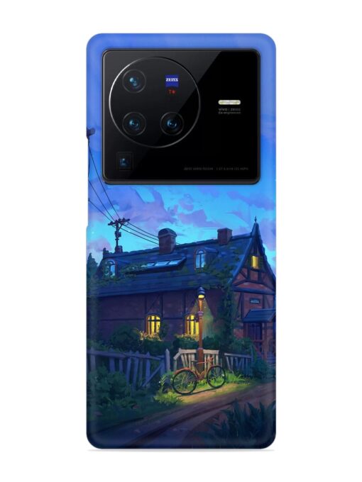 Beautiful Village House Snap Case for Vivo X80 Pro Zapvi