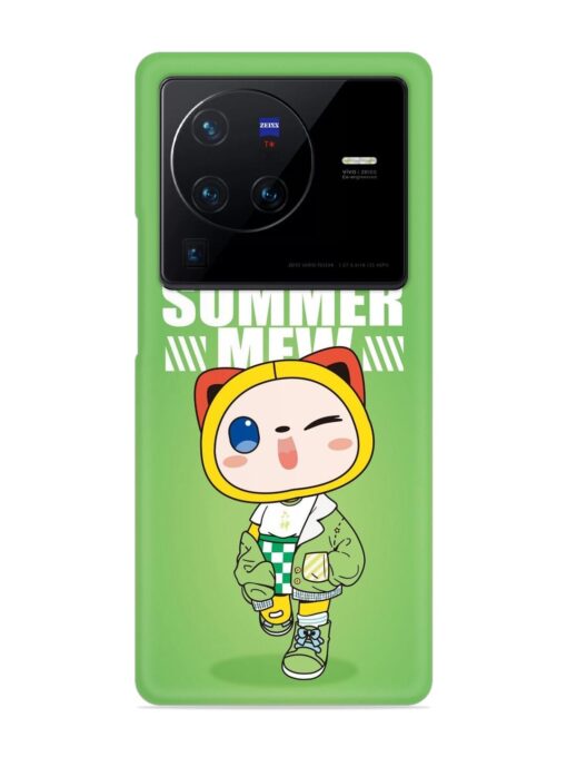 Summer Mew Snap Case for Vivo X80 Pro Zapvi