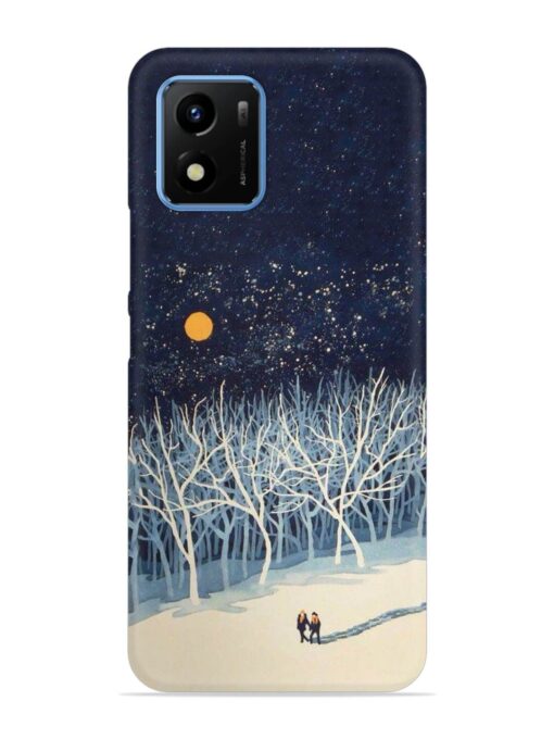 Full Moon Snowshoe Tour Snap Case for Vivo Y01