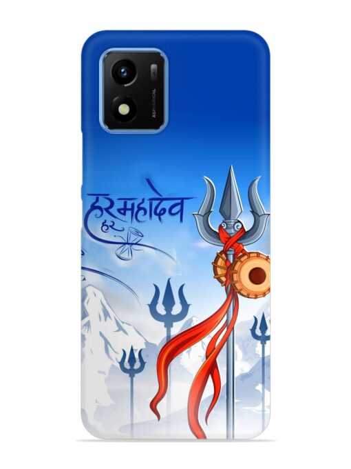 Har Har Mahadev Trishul Snap Case for Vivo Y01 Zapvi