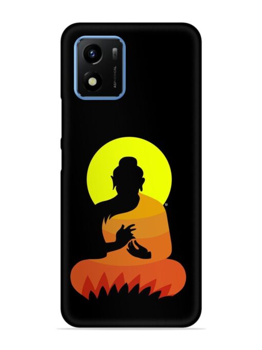 Buddha Art Black Snap Case for Vivo Y01 Zapvi