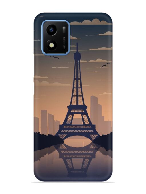 France Paris Eiffel Tower Gradient Snap Case for Vivo Y01 Zapvi