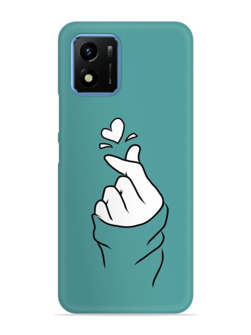 Korean Heart Sign Art Snap Case for Vivo Y01