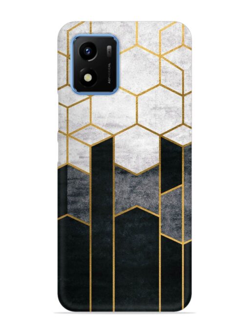 Cube Marble Art Snap Case for Vivo Y01