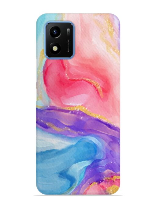 Watercolor Gradient Snap Case for Vivo Y01 Zapvi