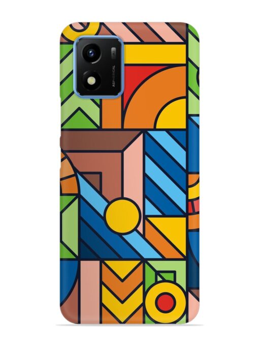 Colorful Geometric Snap Case for Vivo Y01