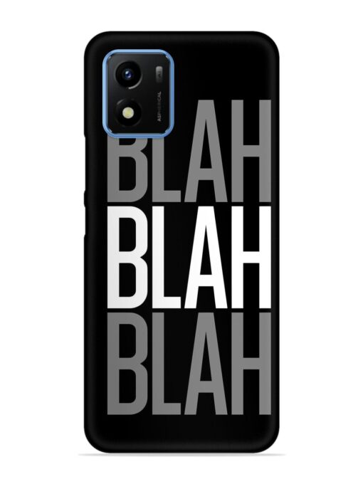 Blah Blah Blah Wallpaper Snap Case for Vivo Y01 Zapvi