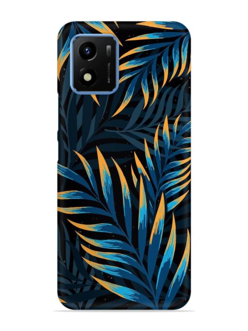 Abstract Leaf Art Snap Case for Vivo Y01 Zapvi