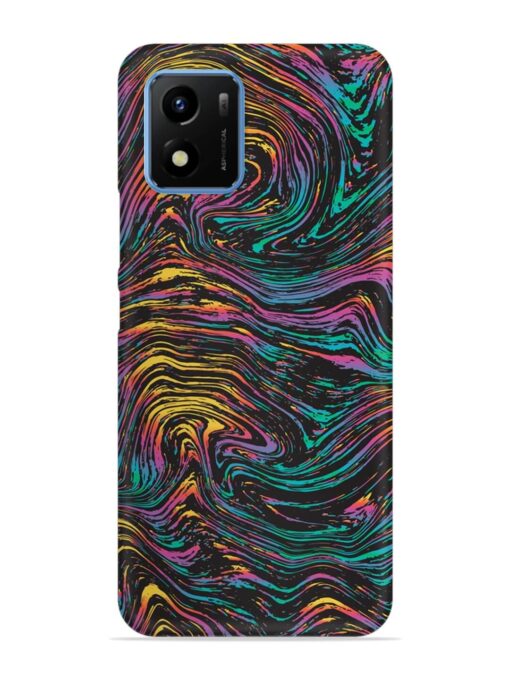 Abstract Liquid Colors Snap Case for Vivo Y01 Zapvi