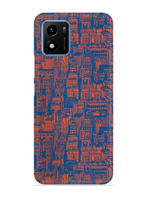 Hand Drawn Seamless Snap Case for Vivo Y01