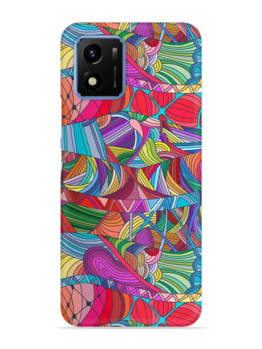 Seamless Patterns Hand Drawn Snap Case for Vivo Y01