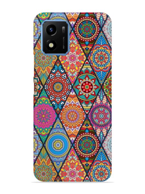 Seamless Tile Pattern Snap Case for Vivo Y01