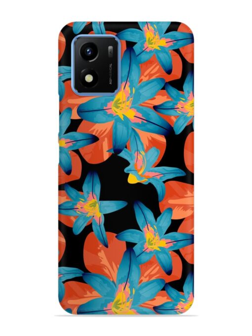 Philippine Flowers Seamless Snap Case for Vivo Y01