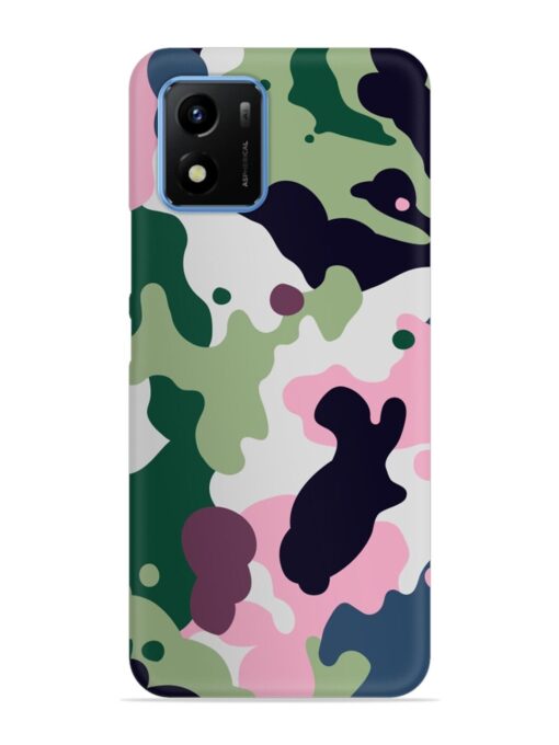 Seamless Funky Camouflage Snap Case for Vivo Y01