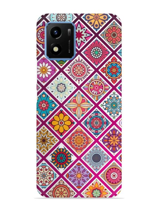 Seamless Tile Pattern Snap Case for Vivo Y01