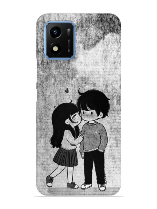 Couple Love Highlights Snap Case for Vivo Y01