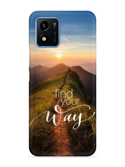 Find Your Way Snap Case for Vivo Y01 Zapvi