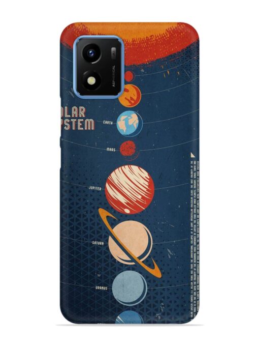 Solar System Vector Snap Case for Vivo Y01 Zapvi