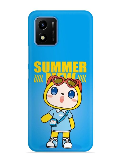 Summer Mew Cartoon Snap Case for Vivo Y01 Zapvi