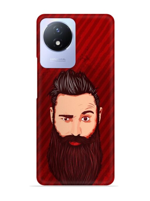 Beardo Man Snap Case for Vivo Y02 Zapvi