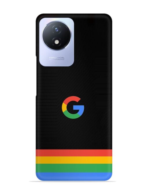 Google Logo Art Snap Case for Vivo Y02 Zapvi